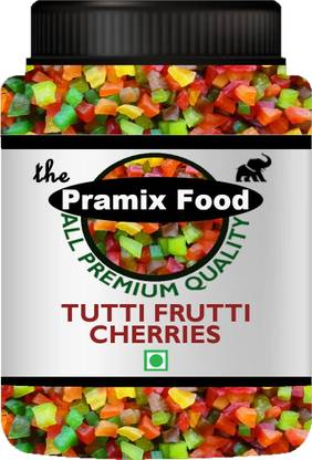 Pramix Multicolor Tutti Frutti | Fresh Cherries for Cakes & Cookies Decoration - 900g Cherries