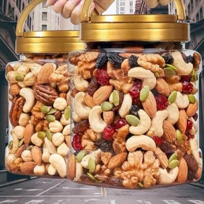 Get Fresh 04Dry Fruits Nut Mix Black & Green Raisin,Almonds,Cashews,Apricot,Pistachios,