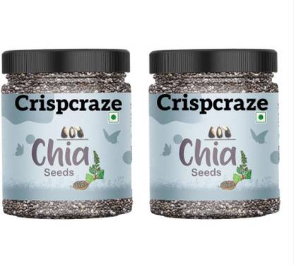 crispcraze Healthy and Nutritious (Chia Seeds) seeds , (250 gms each) Chia Seeds (250g*2 )