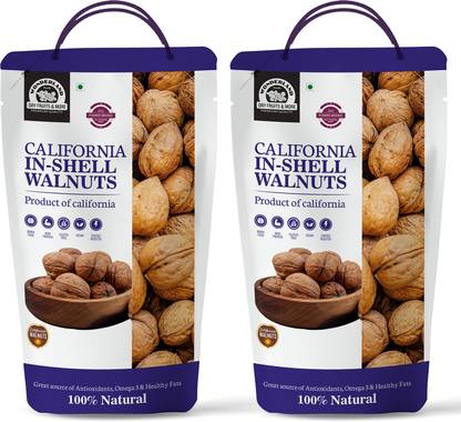 WONDERLAND Foods Premium Quality (Jumbo size) California Inshell (Akhrot) Walnuts