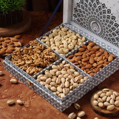 Riwaz Dry Fruits Box | Perfect Diwali gift Hamper Box pack of 6 For Gift