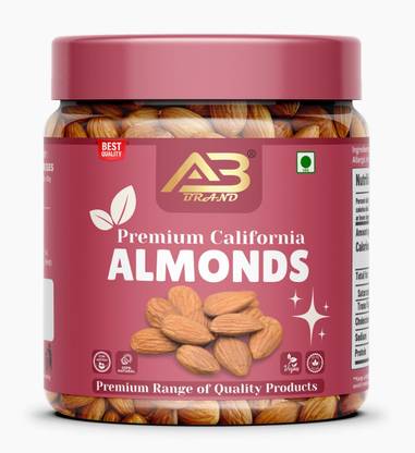 Ab brand Premium California Almonds/Badaam | Rich in Protein, Fibre & Vitamin Almonds