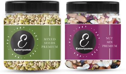 Eatoriyumm Combo Pack [Nutmix + Mixed Seeds] [Healthy & Nutritious ]