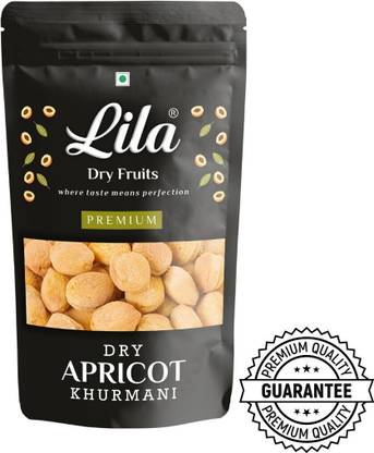 lila dry fruits Premium Dried Apricot| Dry Fruits |Khumani |Jardalu | Badam Bor (100 Gm) Apricots