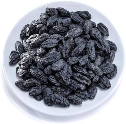 KARWANSH Jumbo Black Seedless Raisins Kali Kishmish | Kismis | Improve Immunity Raisins Raisins