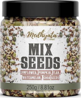 Medhyata Mix Seeds for Immunity Booster Chia, Flax, Pumpkin, Sunflower, Watermalon Seeds Assorted Seeds & Nuts