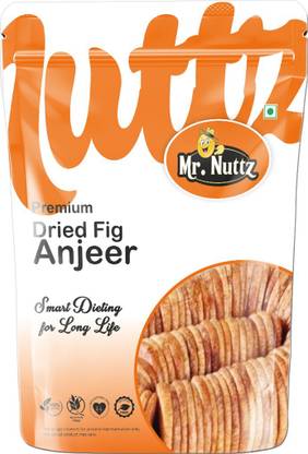 Mr.Nuttz Premium Afghani Anjeer - 500g | Dried Fig | Natural, Rich in Iron & Fibre - Figs