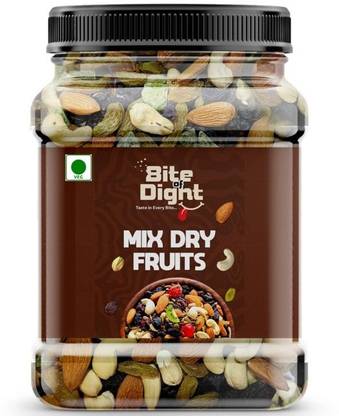Bite Of Dight Biteofdight 100% Natural Premium Mix Dry Fruits \ HealthyNutmixed [500g] Assorted Fruit