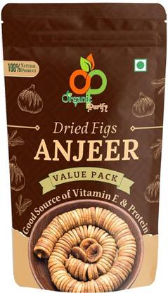 Organic Purify Premium Afghani Anjeer |Dried Figs | Natural, Rich in Iron, Fibre & Vitamin Figs