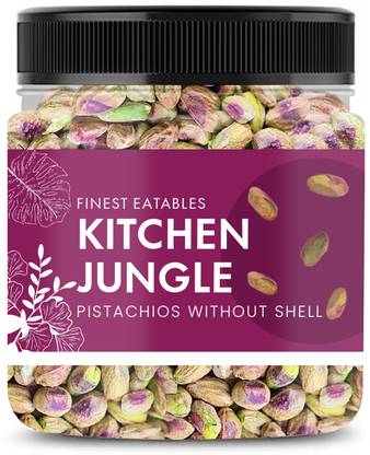 Kitchen Jungle Pistachios Kernals Without Shell | Mota Pista | bada Pista Pistachios
