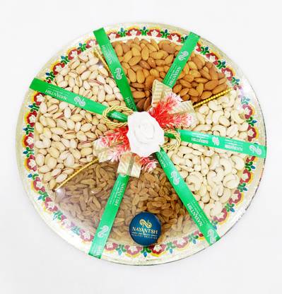 NAYANTSH Premium 1kg Dry Fruits Combo – Each 250 Gram Healthy Snack Pack- Cashews, Almonds, Raisins, Pistachios