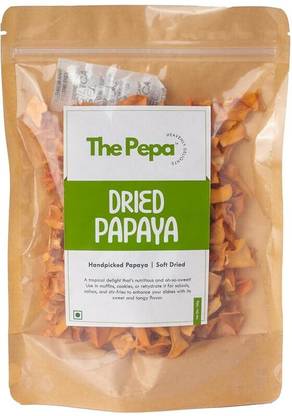 THE PEPA Dehydrated Papaya Pieces | Dried Papaya | Supports Healthy Cholesterol Levels Papaya