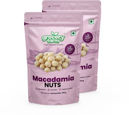 Grocery Farm Macadamia Nuts |100% Natural | Crunchy, Buttery, and Nutritious Macadamia Nuts
