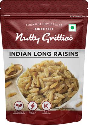Nutty Gritties Indian Long Green Raisins