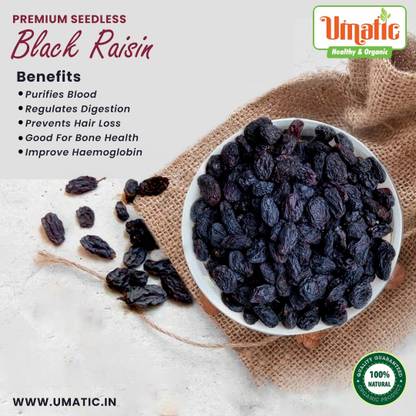 umatic UIPL PREMIUM SEEDLESS BLACK RAISINS Raisins