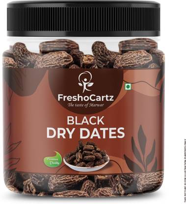 FreshoCartz Black Dry Dates | Dry Chuhara | Kali Kharak | Khajur | Chuara | Kharek Dates