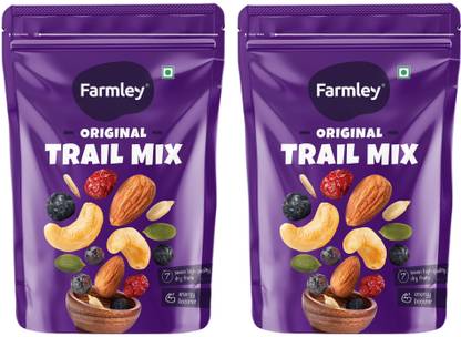 Farmley Trail Mix Dry Fruits & Nuts (Almonds, Cranberry, Cashew, Blackcurrant Assorted Seeds & Nuts