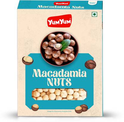 YUM YUM Premium Raw Macadamia Nuts 200g | Healthy Fats & Antioxidants | Dry Fruits Macadamia Nuts