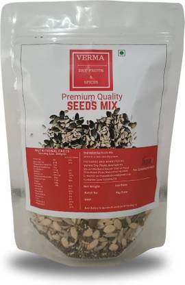 Verma Premium Seeds Mix 400 gm(Seeds Mix of Chia, Pumpkin & Melon) Watermelon