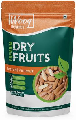 Wooq Organics Pine Nuts Whole, Chilgoza big size Pine Nuts