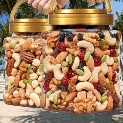 Get Fresh 05Dry Fruits Nut Mix Black & Green Raisin,Almonds,Cashews,Apricot,Pistachios,