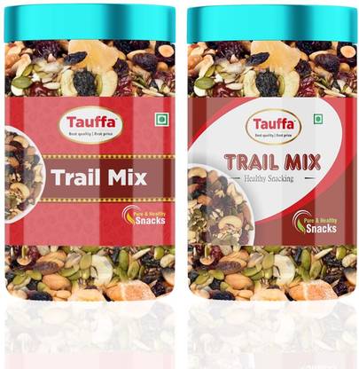 Tauffa Trail Mix Combo – 250g & 500g Premium Nut & Fruit Blend for Healthy Snacking