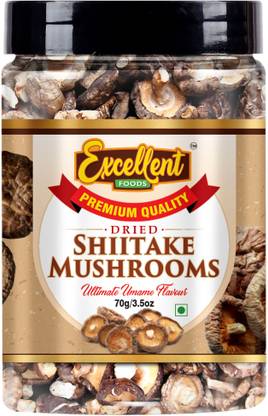Excellent Foods Dried Shiitake Mushroom Kernels