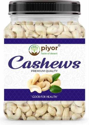 PIYOR Crunchy Raw Cashews 1 kg Cashews