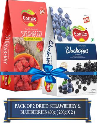 Eatriite Strawberry & Blueberry Pack of 2 Assorted Fruit