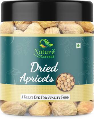NATURE CONNECT Dried Apricot, Soft and Big Size Khumani | Dried Apricot Dry Fruits | Jar Pack Apricots