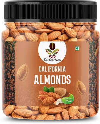 SR Esharwal California Almonds –High in Fiber, Protein & Magnesium | Almonds 250g Almonds