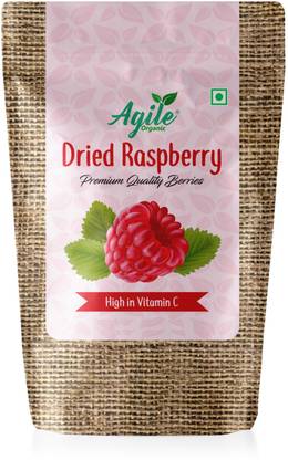 Agile Organic Dried Raspberry, 200g Raspberries