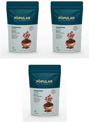 Popular Fit-Eats Cranberry Sliced- Antioxidant Rich, Immunity Booster, Low Fat Snacks Cranberries