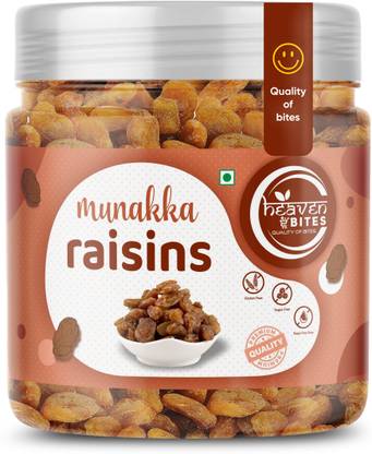 HEAVEN BITES Raisins | Munakka | Manuka | Kismish | Dried Grapes | Kishmish Raisins