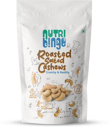 NUTRI BINGE Roasted Salted Cashew 200g Cashews