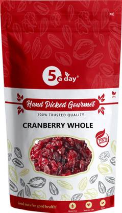 5 A Day Dried Cranberry Whole, Unsweetened Cranberries
