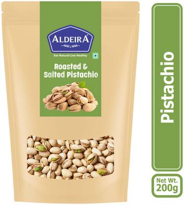 Aldeira Natural Californian Roasted & Salted Pista 200gm Pack Pistachios