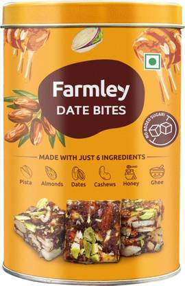 Farmley Premium Date Bites- No Added Sugar Tin