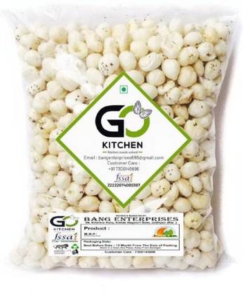 Go Kitchen Premium Phool Makhana - Small Size Lotus Seeds/Gorgon Fox Nut Puffed Kernels Fox Nut