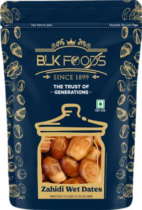 BLK FOODS Wet Brown Date | Khajoor | Aalu Khajur | Fibre Rich khayzur | Energy Booster Dates