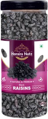 Horaira Nutz Premium 100% Natural Black Raisins 250g , Kali Kishmish 250g , Raisins