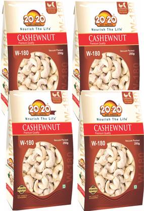 20-20 DRY FRUITS Whole Cashew Nuts Cashews