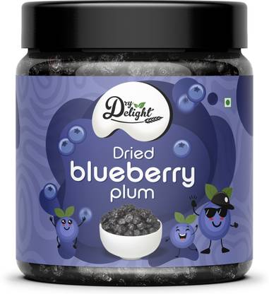 DRYDELIGHT Premium Dried Blueberry | Whole & Unsweeetened | No Sugar Added | Low Fat Snack Blueberry