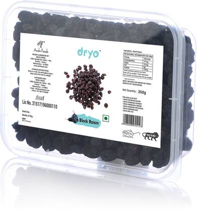 dryo Premium Black Raisin 350g Raisins