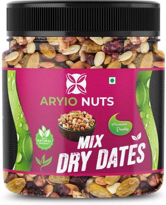 Aryio Nuts Mixed Dried Fruits | Dried Fruits Jar | Mixed Dry Dates Dry Dates