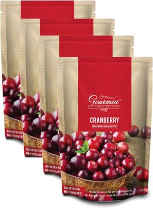 Gourmia Dried Cranberry 100g (Pack of 4) Cranberries
