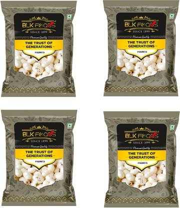 BLK FOODS Daily 400g Makhana (Foxnuts) | Regular Lotus Seed Pop Fox Nut