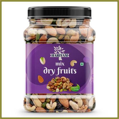 HARIYAM Mix Dry Fruit | Healthy JAR{Almond,Cashews,Raisins,Apricots and Many More}