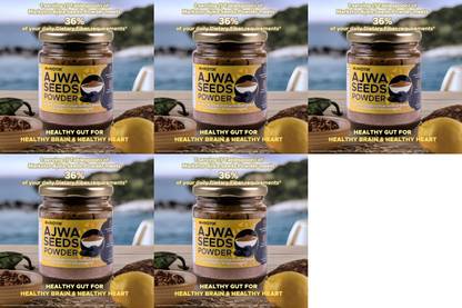 Markstor Ajwa Seeds Powder - Made from Seeds of Original Ajwa Dates (100 g) pack of 5 Dates