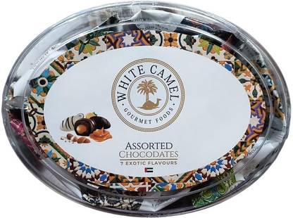 Paradise White Camel Chocodate Coated With Almond In Various Type Of Chocolate Flavour Dates
